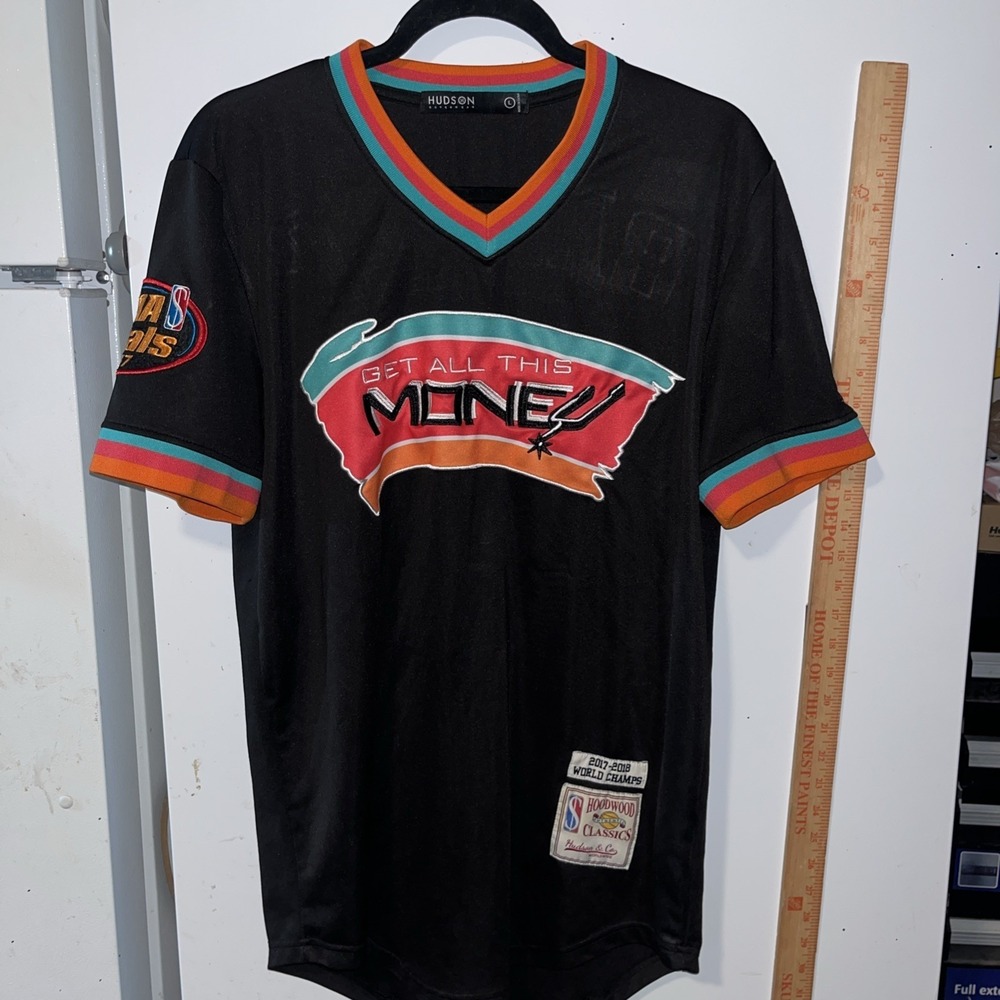 Hudson Outerwear Get All This Money Jersey Shirt Men's Large Baller NBA Finals